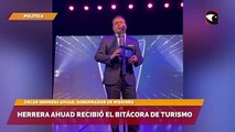 Herrera Ahuad recibió el bitácora de turismo