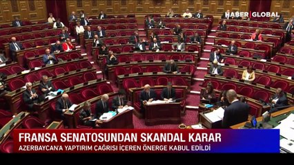 Azerbaycan: Fransız Senatosu tarafından kabul edilen kararı şiddetle reddediyoruz