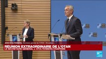 REPLAY - Jens Stoltenberg s'exprime lors de la réunion extraordinaire de l'Otan