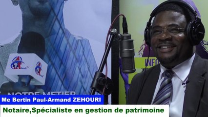 Maître Bertin Paul-Armand Zehouri : Expert Notaire et Gestion de Patrimoine 🏛️