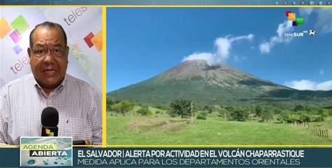 Autoridades salvadoreñas alertan sobre actividad volcánica de Chaparrastique
