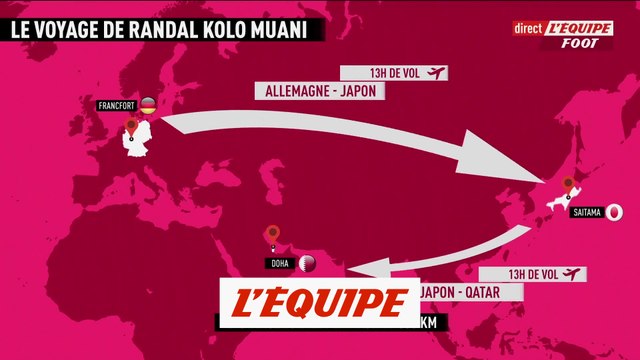 Le voyage de Randal Kolo Muani - Foot - CM 2022 - Bleus