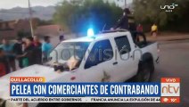 Comerciantes del contrabando arremetieron a golpes contra funcionarios en Quillacollo