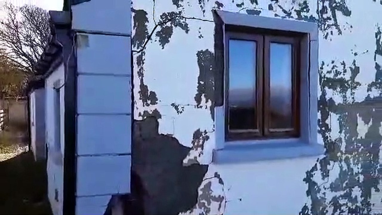 Watch: Gaping holes, extreme cracking and exposed to the elements- see the devastating impact of defective blocks on an Inch Island home