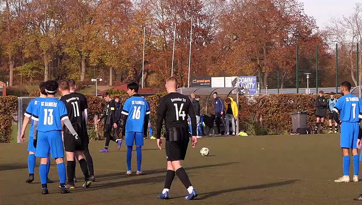 Das 3:2 für den Bovender SV durch Sam Morshedi beim SC Hainberg