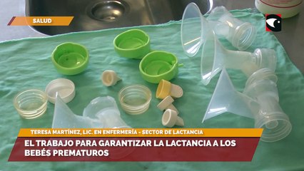 El trabajo para garantizar la lactancia a los bebés prematuros