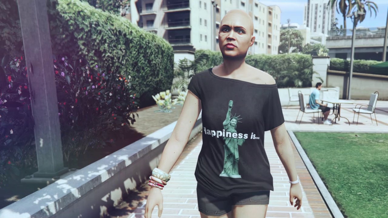 Fashion Show 【Statue of Happiness T-Shirt】 virtual model (episode 12)