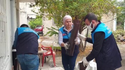 Kadirli'de yaşlı, hasta ve kimsesizlerin evleri "kışa hazırlanıyor"