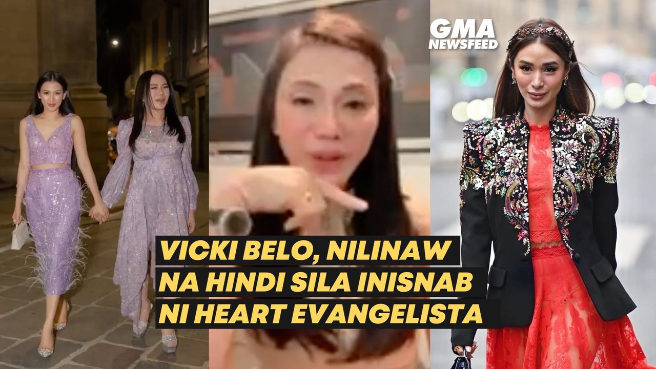 Vicki Belo, nilinaw na hindi sila inisnab ni Heart Evangelista | GMA News Feed