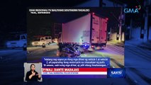 Pulis, patay matapos sumalpok ang sinasakyang motorsiklo sa truck | Saksi