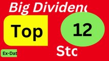 Top 12 New Dividend Stocks |Updated Announcement|Continue Dividend Paying Stock|Dividend in November