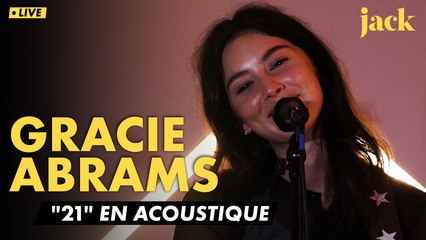 Gracie Abrams interprète "21" en acoustique