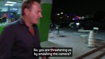 'Why can't we film?' - Qatari security clash with Danish TV crew