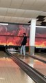 Guy Misses Bowl Strike Even After Walking Into Bowling Alley