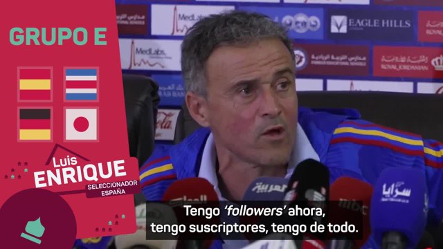 Rueda de prensa de Luis Enrique en la previa del partido ante Jordania