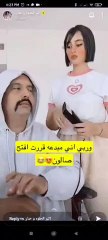 أثير الحلوة تحلق شارب والدها وتعلق بطريقة ساخرة