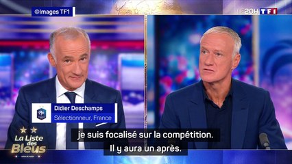 Deschamps sur son avenir : "Je suis focalisé sur la compétition"