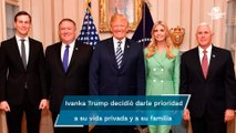 Ivanka Trump anuncia que no se meterá en política tras destape de su papá