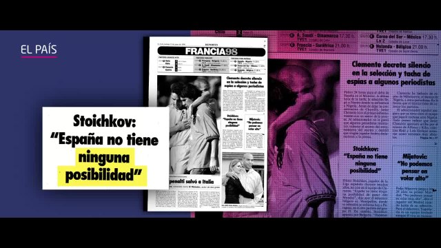 Las reacciones de la Selección a las provocaciones de Stoichkov