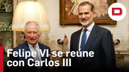 Felipe VI se reúne por primera vez con Carlos III en privado desde que fue proclamado Rey