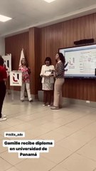 Mariella Zanetti orgullosa de su hija: recibe honores en Universidad de Panamá