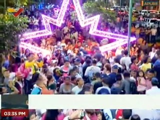 Apure | Realizan III encendido navideño en el Paseo Libertador en la ciudad de San Fernando