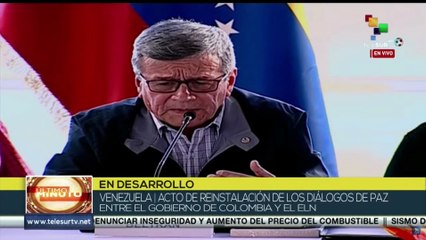 Pablo Beltrán: “Construiremos una visión común de paz y darle voz a la gran mayoría de la sociedad”