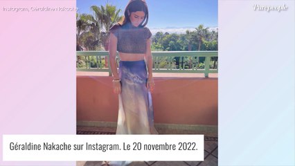 Géraldine Nakache dévoile son ventre et son dos sculpté dans un petit top en crochet