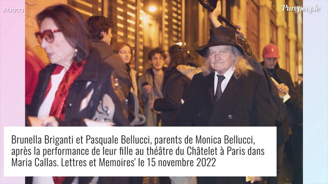 Monica Bellucci fatiguée mais radieuse : rares photos avec ses parents dévoilées, après une intense performance