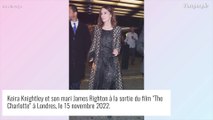 Keira Knightley radieuse en Chanel : rare sortie avec son mari James, l'actrice sublime
