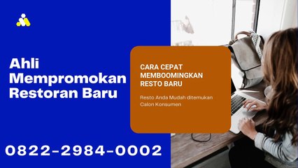 AHLI, 0822-2984-0002, Mempromosikan Depot Baru