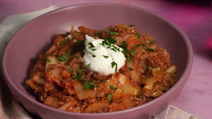 How to Make Cabbage Roll Casserole