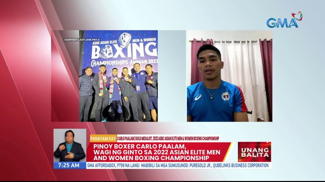 Panayam kay Carlo Paalam, Gold Medalist 2022, ASBC Asian Elite Men & Women Boxing Championship (November 17, 2022) | UB