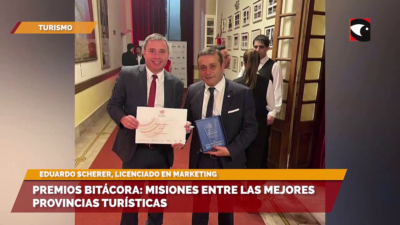 Sala cinco  Premios bitácora Misiones entre las mejores provincias turísticas