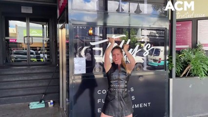 Rachel Dryden fire dancing on Baylis Street | The Daily Advertiser | 17.11.22