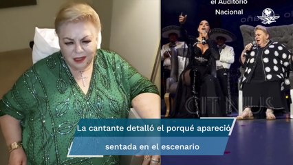 Paquita la del Barrio preocupa a sus seguidores tras salir a cantar sentada