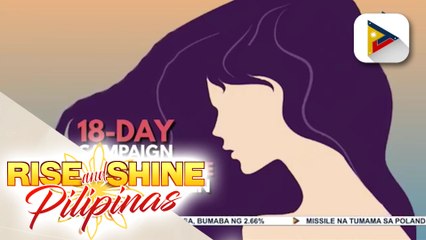 18-day Campaign to End Violence Against Women, muling ilulunsad ng PCW ngayong ika-25 ng Nobyembre hanggang ika-12 ng Disyembre