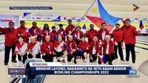 Benshir Layoso, nakaginto sa 16th Asian Senior Bowling Championships 2022