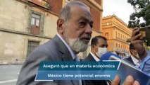 Carlos Slim descarta participar en marcha de López Obrador
