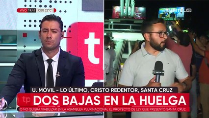 Reportan dos bajas en la huelga de hambre instalada a los pies del Cristo Redentor