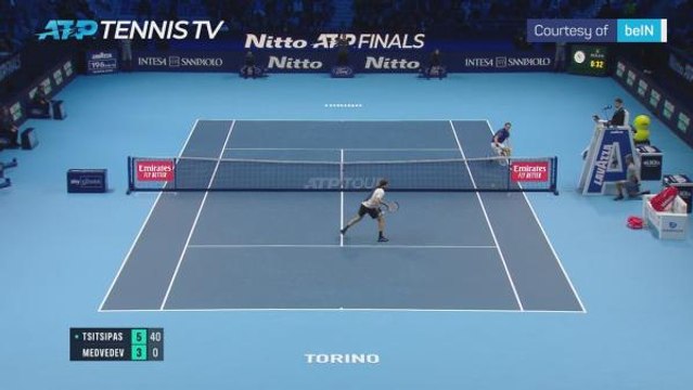 Tsitsipas ends Medvedev's ATP Finals campaign