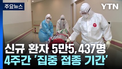 신규 환자 5만5,437명...사망 피해 53일만 가장 커 / YTN