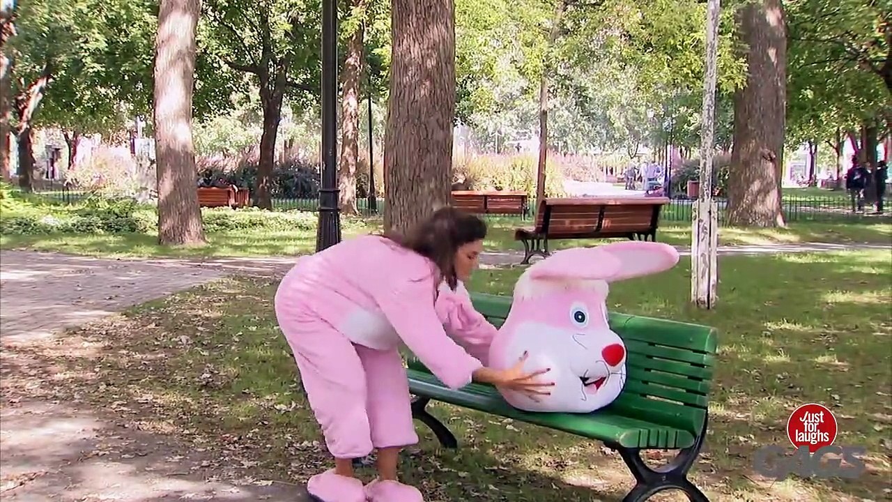 He Didn't Expect Her To Do That..._ Just For Laughs Gags
