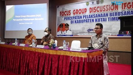 Dinas PTSP Kutim Adakan FGD MEMBAHAS PERCEPATAN PELAKSANAAN BERUSAHA DI KABUPATEN KUTAI TIMUR