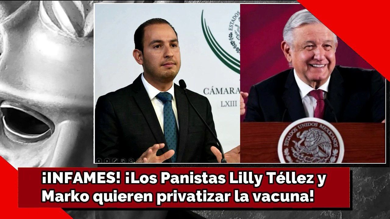 ¡INFAMES! ¡Los Panistas Lilly Téllez y Marko Cortés quieren privatizar la vacuna!
