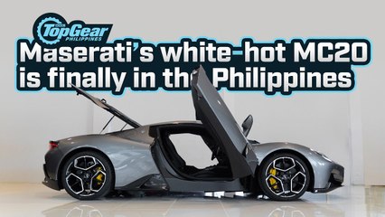 The Maserati MC20 is officially here | Top Gear Philippines