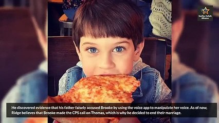 Douglas Cryptic Message To Ridge, Does The Right Thing Bold and the Beautiful Sp