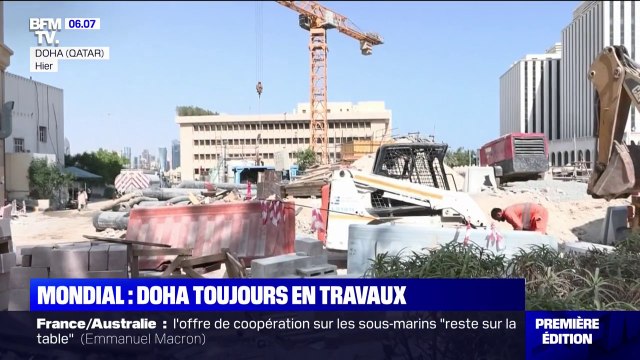 À 3 jours de l'ouverture du Mondial, plusieurs chantiers ne sont pas encore terminés à Doha