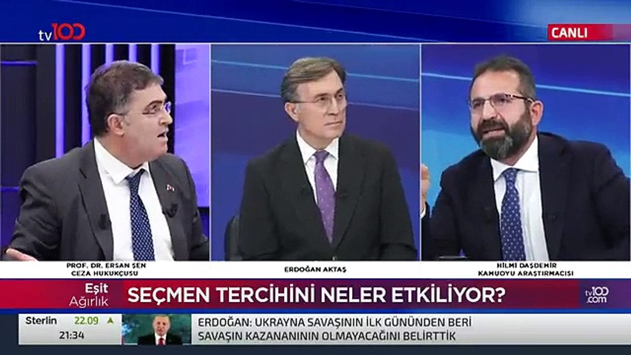 Ersan Şen ile Hilmi Daşdemir arasında ‘HDP’ tartışması: "CHP görüşünce hain, AKP görüşünce ‘elinin kiri’ diyorsunuz"