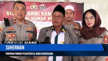 Divisi Humas Polri Gelar Silaturahmi Kantibmas Di Pondok Pesantren Al Iman Kaungcaang